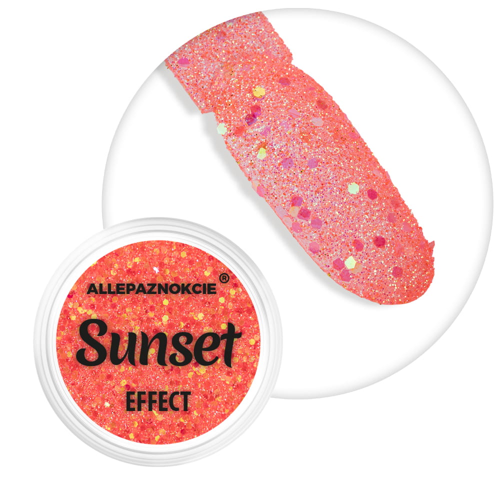 Pyłek do paznokci Sunset Effect Allepaznokcie 1 g Nr 11