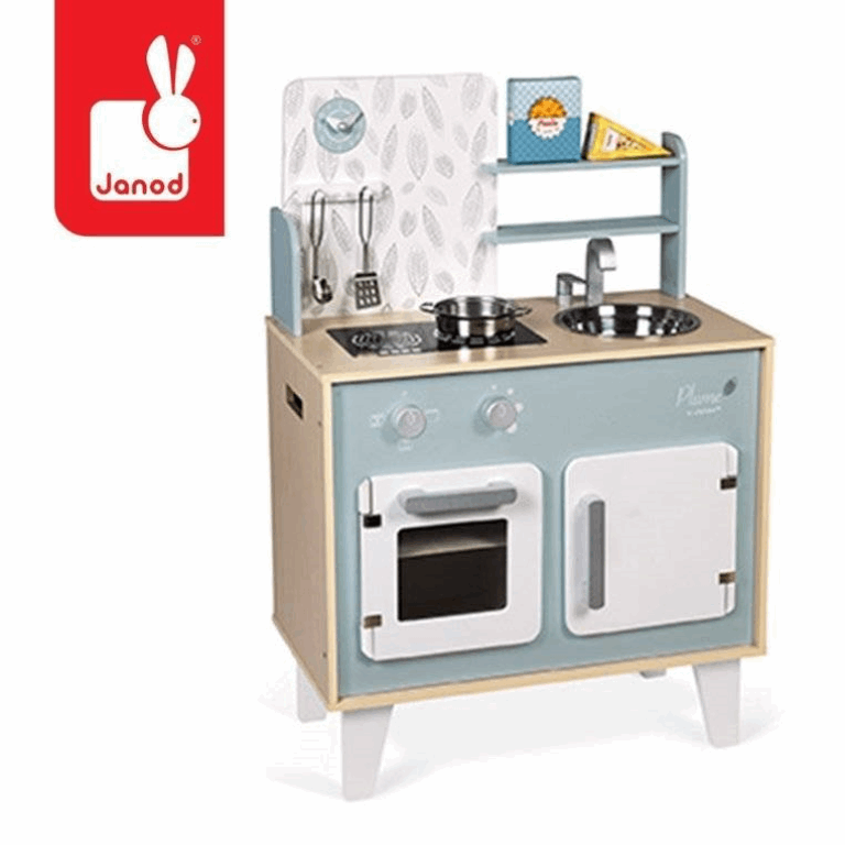 Janod Kuchnia drewniana duża z akcesoriami Plume - 06608