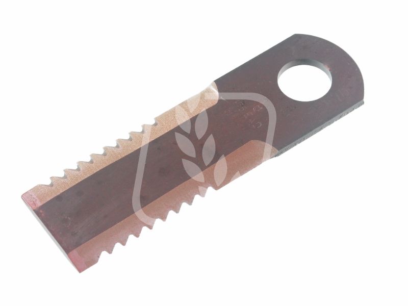 Nóż sieczkarni zębaty 166x50x5mm Fi25mm RS42243