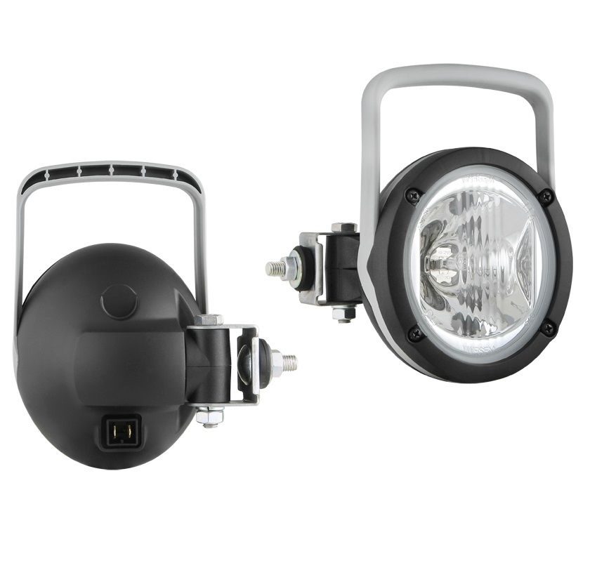 Halogenowa lampa robocza z bocznym umocowaniem i złączem AMP Faston 24V LOR4.39052 Wesem