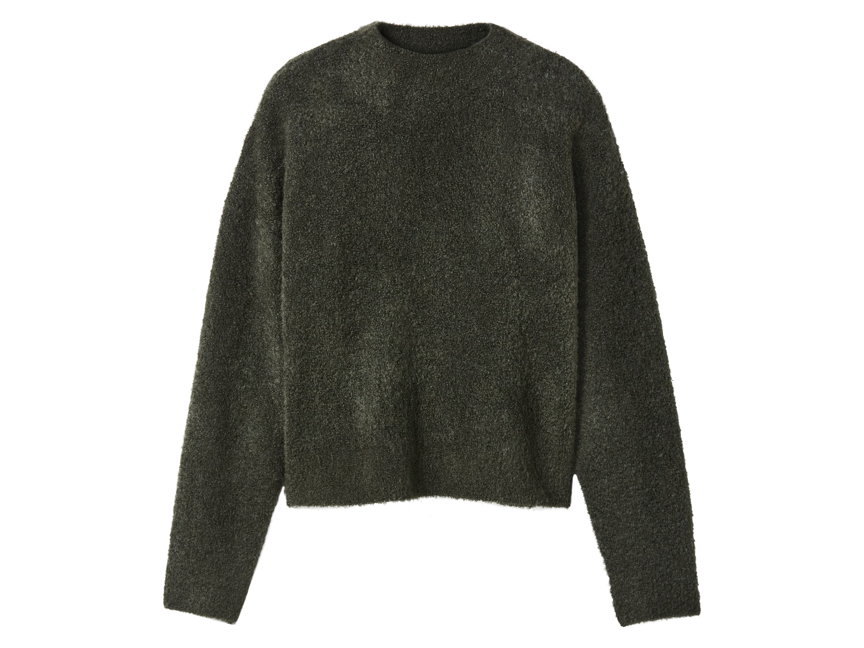 esmara Sweter damski dzianinowy Oliwkowy, M40/42