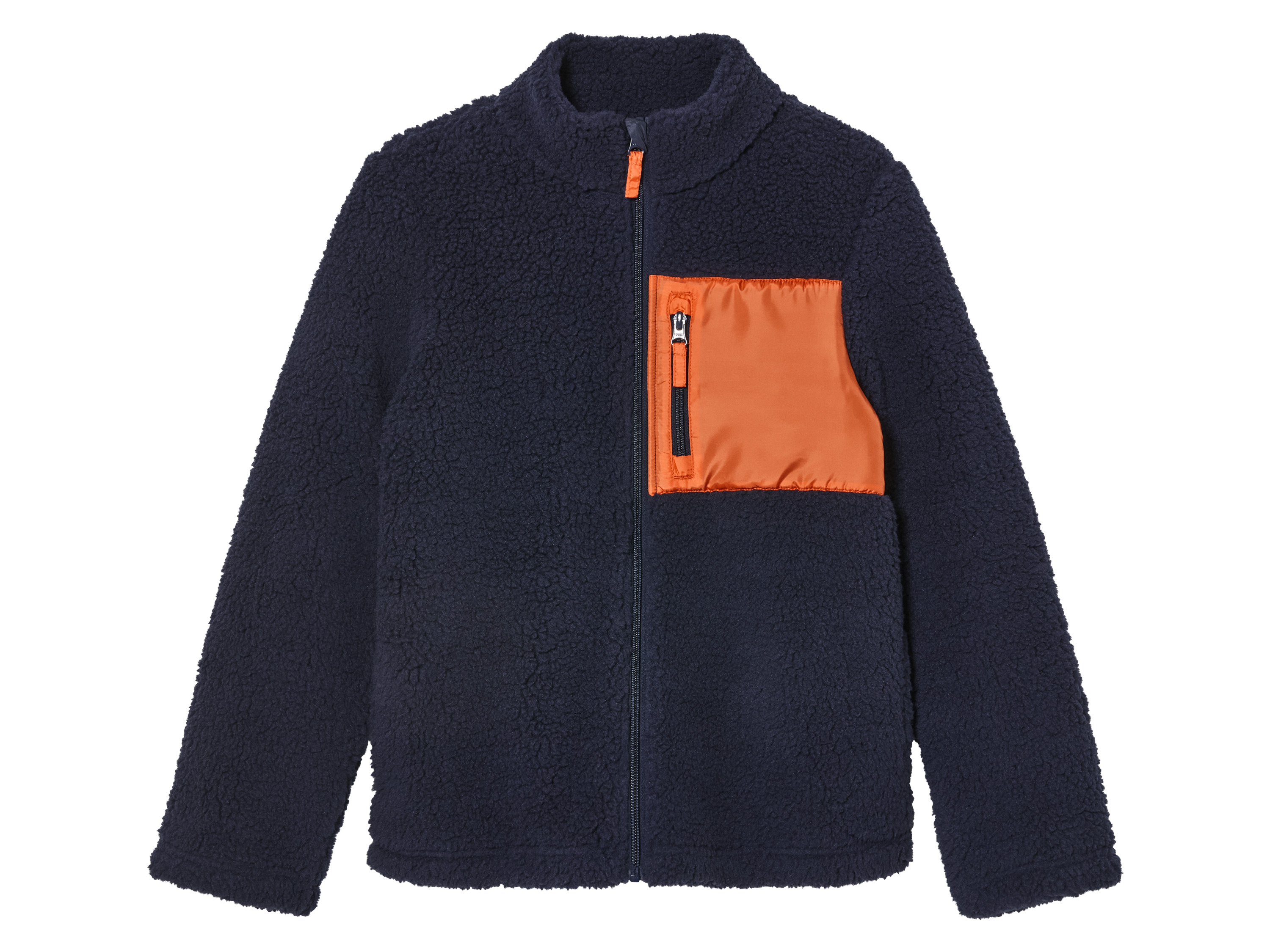 pepperts! Kurtka polarowa sherpa chłopięca 158/164, Granatowy