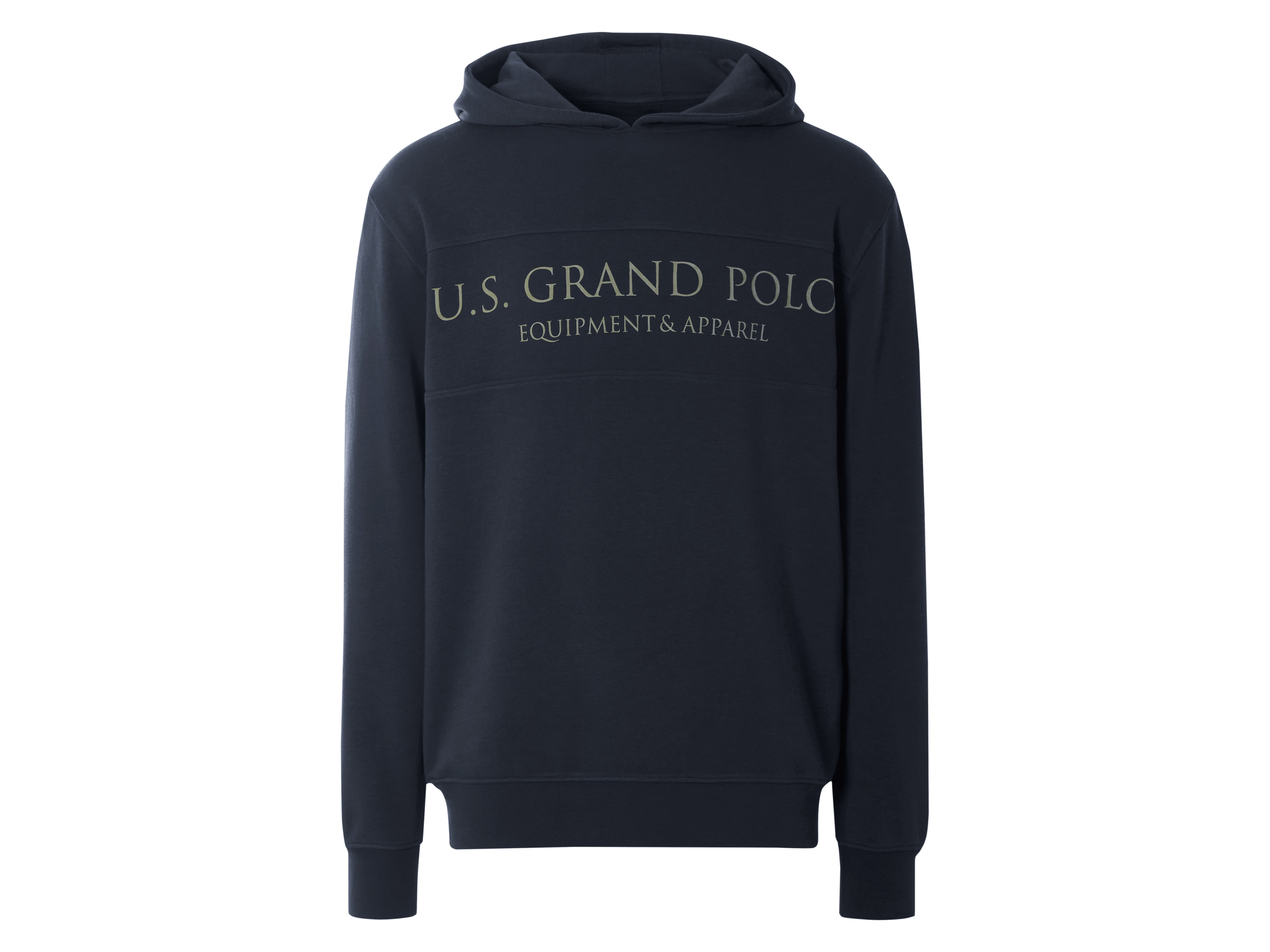 Livergy Bluza męska z kapturem z bawełny U.s. Grand Polo Granatowy, L 52/54