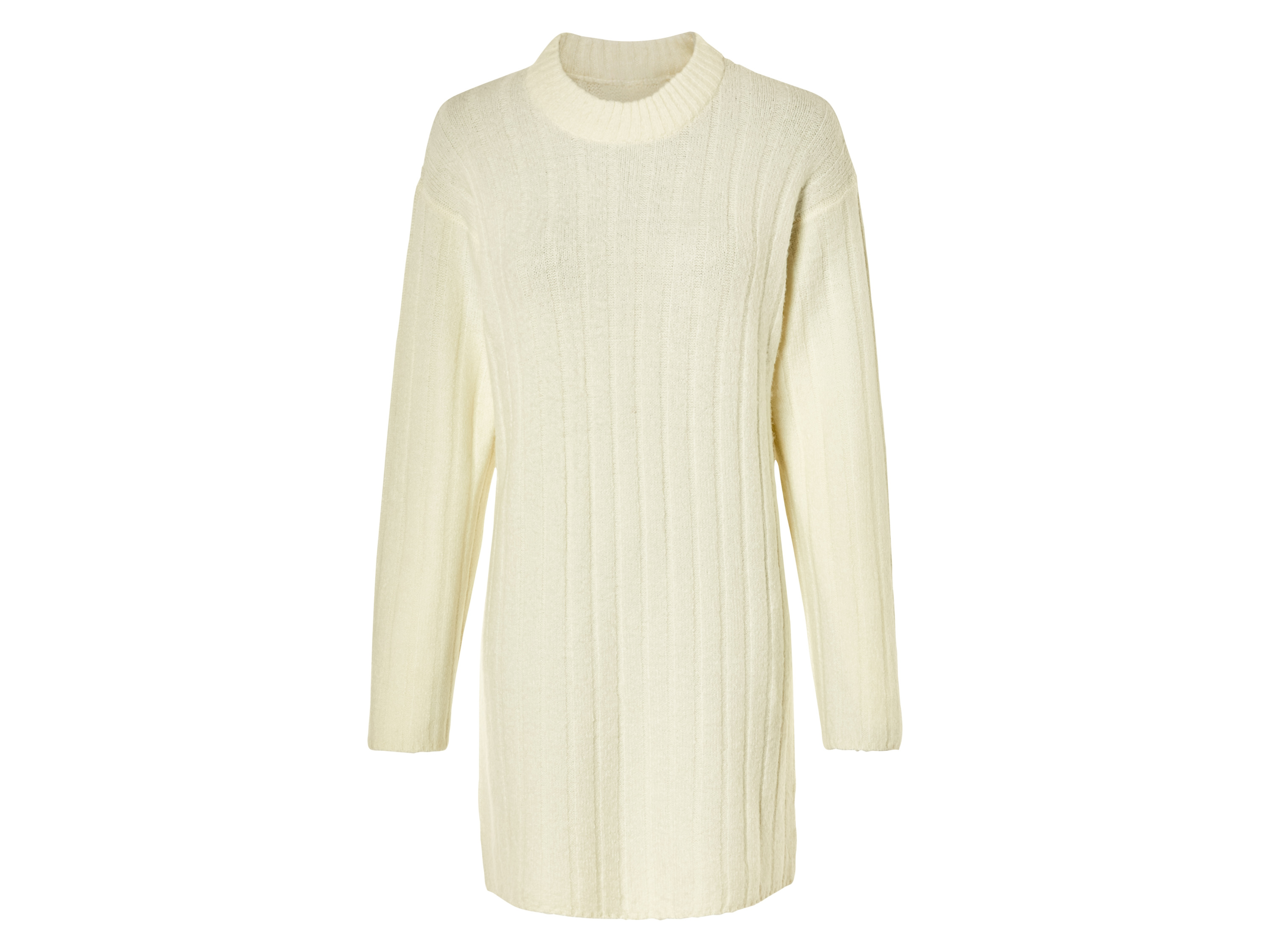 esmara Sukienka dzianinowa damska Biały, S36/38