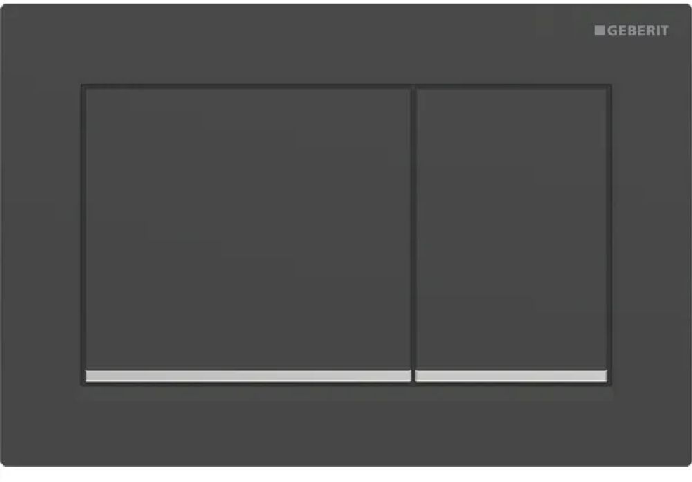 Darmowa Dostawa - Przycisk spłukujący do wc czarny Geberit Omega20 115080141