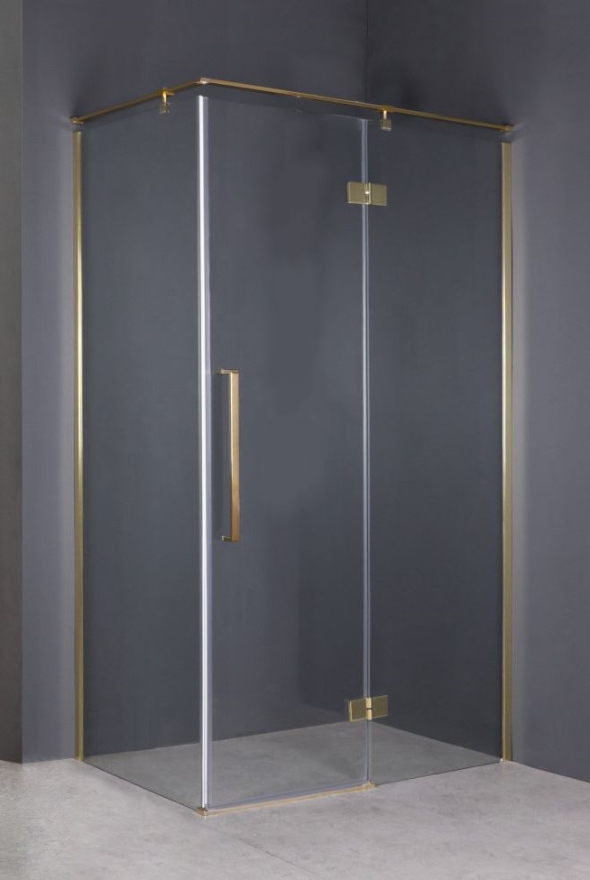Darmowa Dostawa - Kabina prysznicowa prostokątna 120x80 cm złoty Sea-Horse Fresh Line BK248T0812ZP