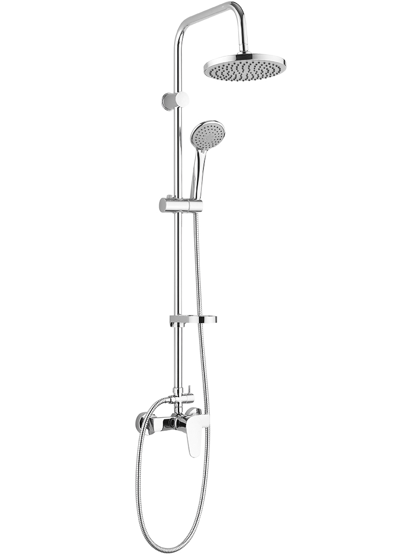 Darmowa Dostawa - Zestaw prysznicowy ścienny chrom Kuchinox Intra PKI00OB