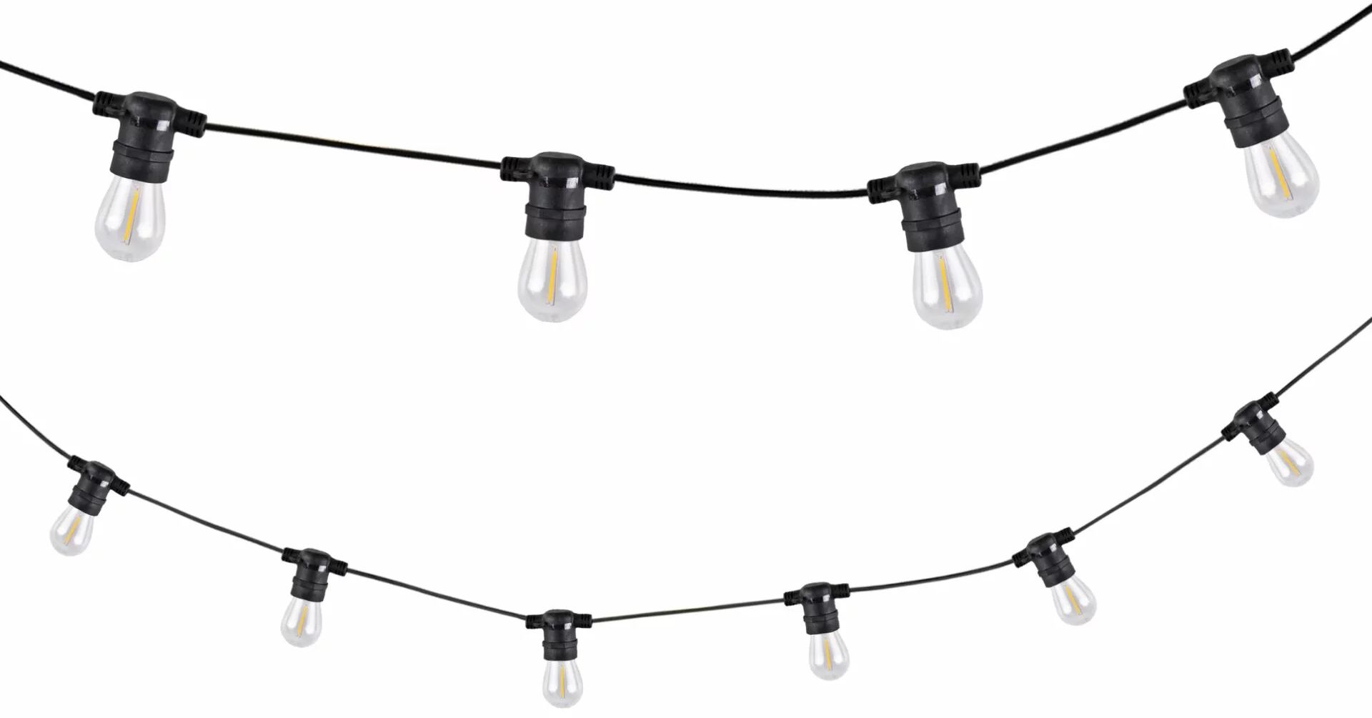 Darmowa Dostawa - Girlanda zewnętrzna x6 W czarna Goldlux Party 310323
