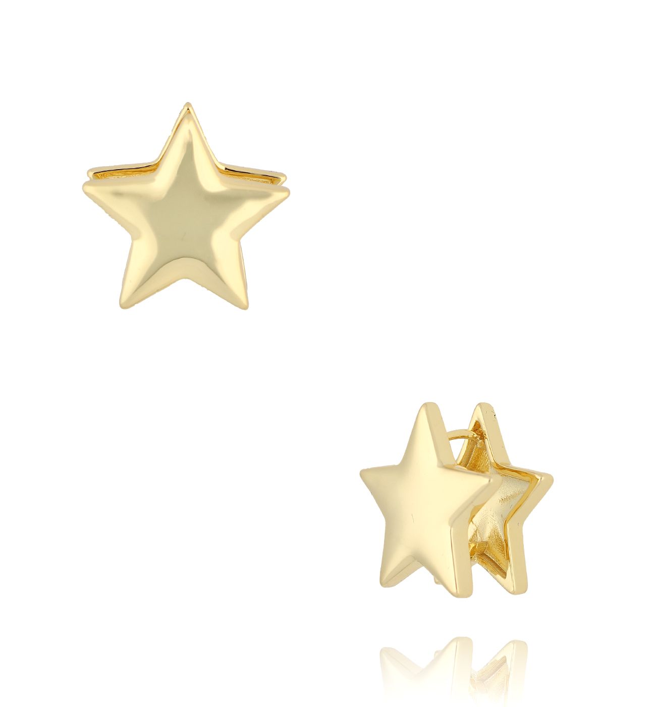 Kolczyki złote gwiazdki Gold Stars KRG1044