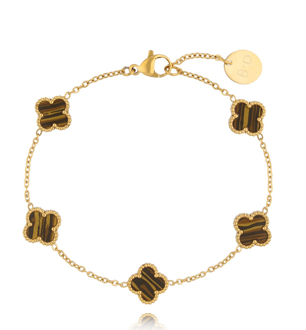 Bransoletka z koniczynkami Clovers BSY0092