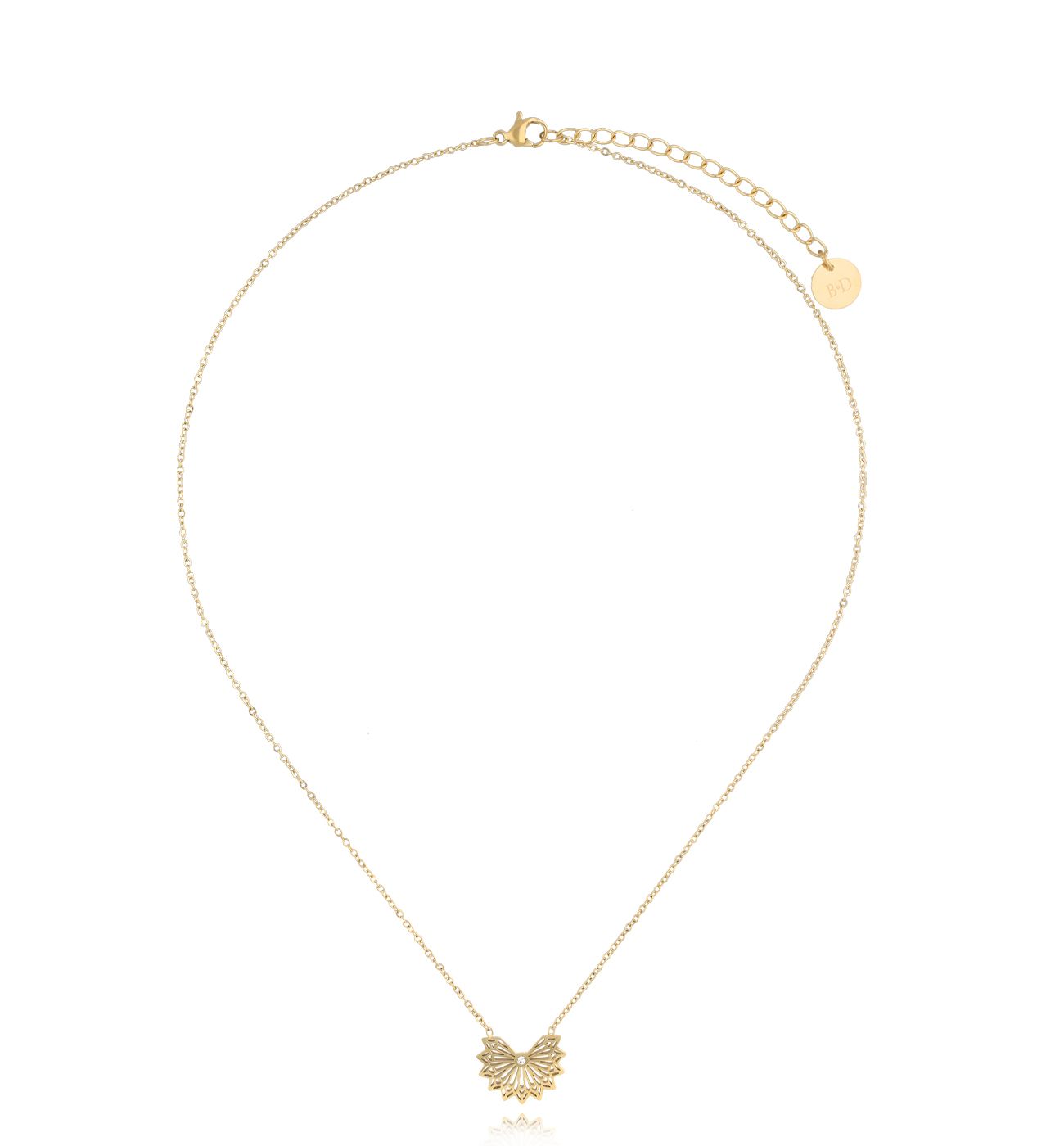 Naszyjnik złoty Fan NSA0914