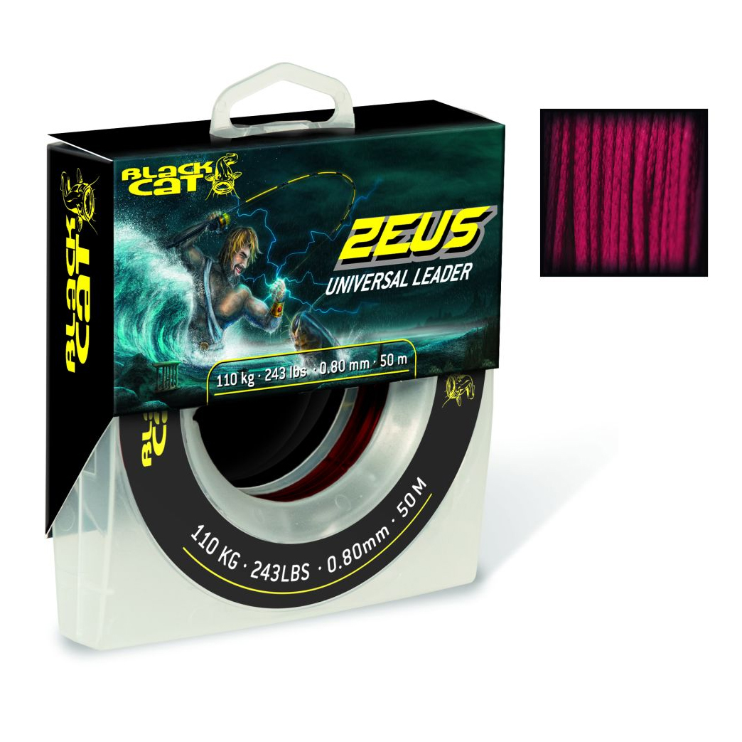 Black Cat Plecionka strzałowa Zeus 0,60mm czerwona