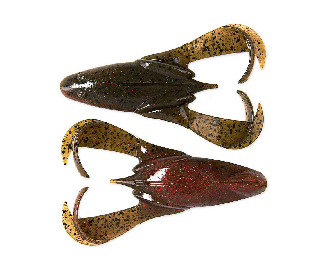 Keitech Guma Noisy Flapper Żaba 3,5" 9cm Red Crawdad 404