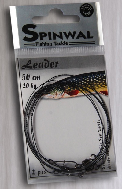 Spinwal Przypon Wolframowy Leader 50cm 20kg