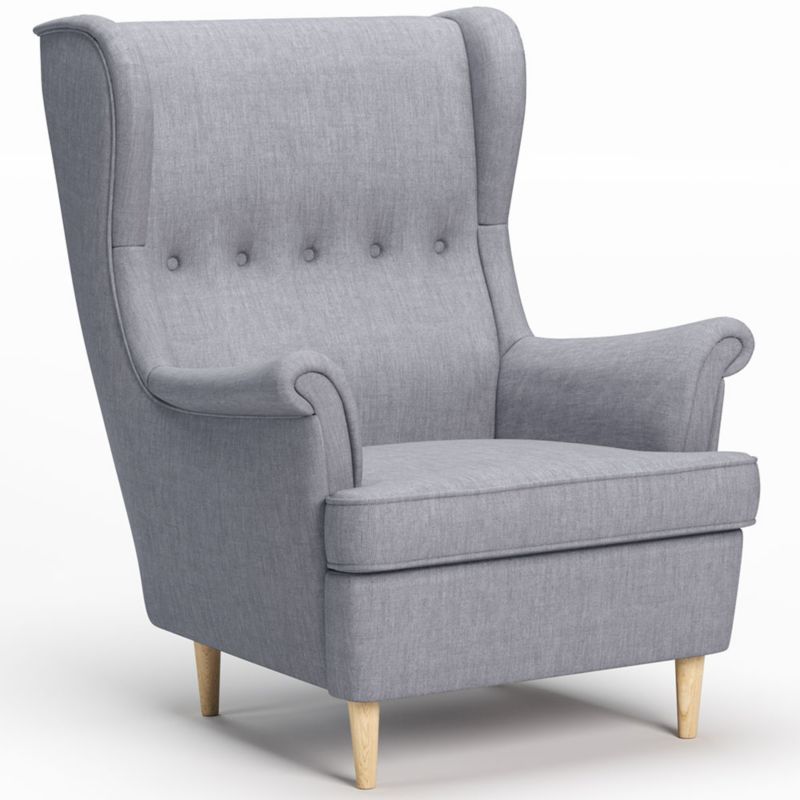 Fotel Jana Uszak Luno Szary Wypoczynkowy do Salonu, Model 2025/2026 1szt