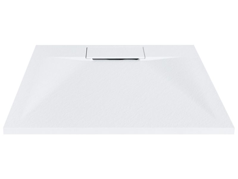 Brodzik prysznicowy Azzurro 80 x 80 x 3 cm Biały 1 szt.