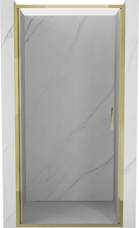 Drzwi prysznicowe uchylne Mexen Exo złote 60x200 1 szt.