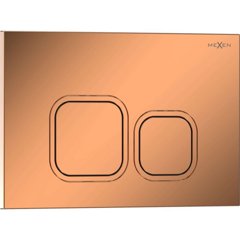 Przycisk spłukujący Mexen Tex 03 różowe złoto 1 szt.