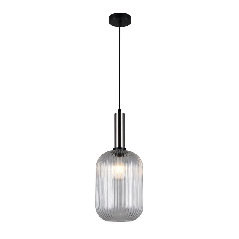 Lampa sufitowa wisząca Italux Antiola 1461 nikiel satynowany nowoczesna 1xE27 x 1 szt.