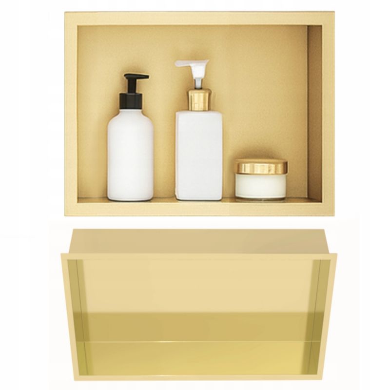 Półka łazienkowa wnękowa Estiva FALEZA Gold 45x30x10 cm złota 1 szt.