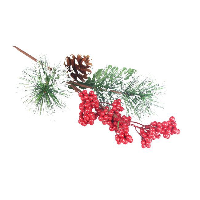 Gałązka sosnowa MAG jarzębina 60 cm