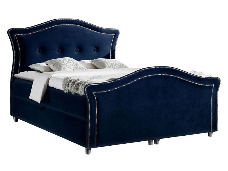 Łóżko kontynentalne MIRJAN 24 Bedran Lux 200x200 granatowy 1 szt.