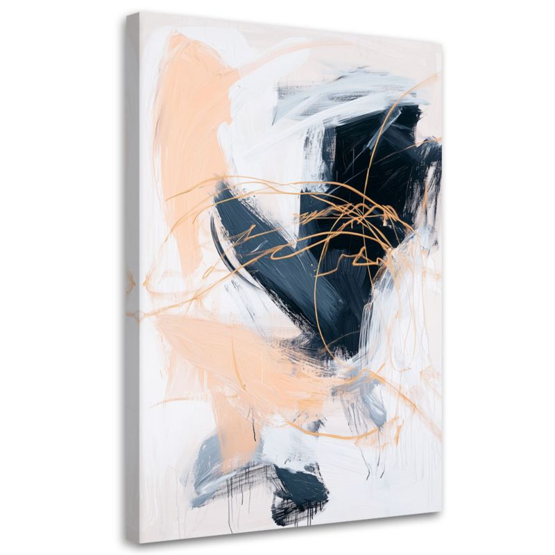Obraz do salonu sypialni Feeby Nowoczesna Abstrakcja imitacja farby 40x60cm 1szt