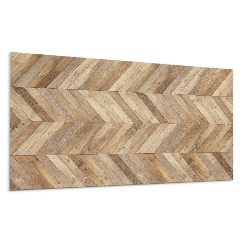 Panel samoprzylepny Wallfluent 100x50 cm Deseniowana jodełka drewniana 1 szt.