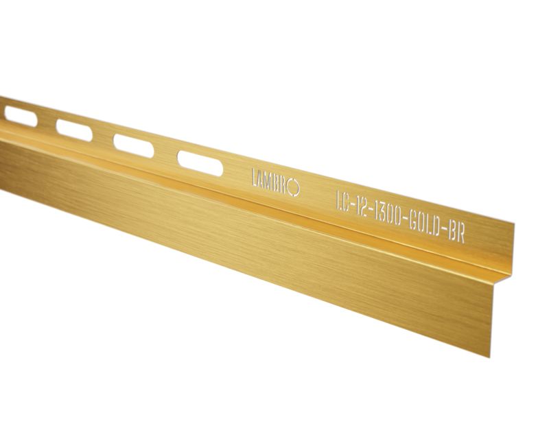 Listwa brodzikowa czołowa Lambro złoty mat 130 cm 1 szt.
