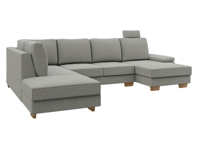 Narożnik MIRJAN 24 typu U Chivas 3 prawy OT-2R-LC popielata plecionka 1 szt.