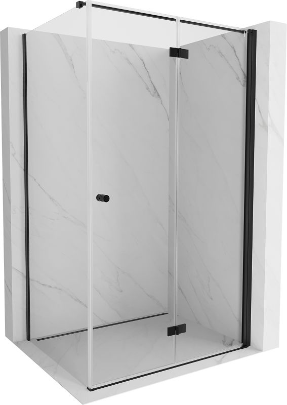 Kabina prysznicowa Mexen Mist-F T czarna 105x80 cm 1 szt