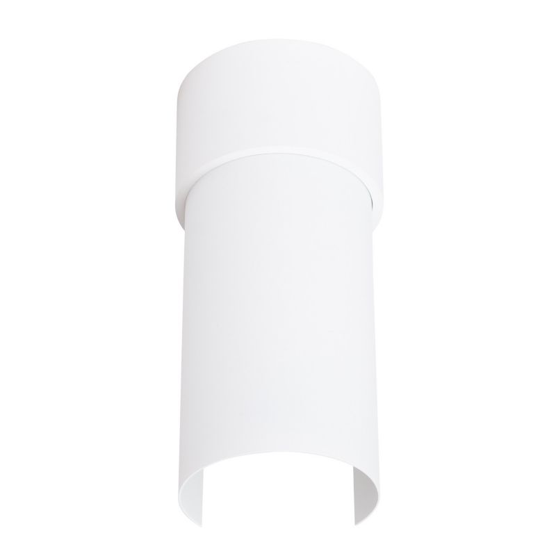 Spot oprawa sufitowa Sollux Lighting Flash biały 1 x E27 x IP20 wym: 21 x 10 x 10 cm - 1 szt.