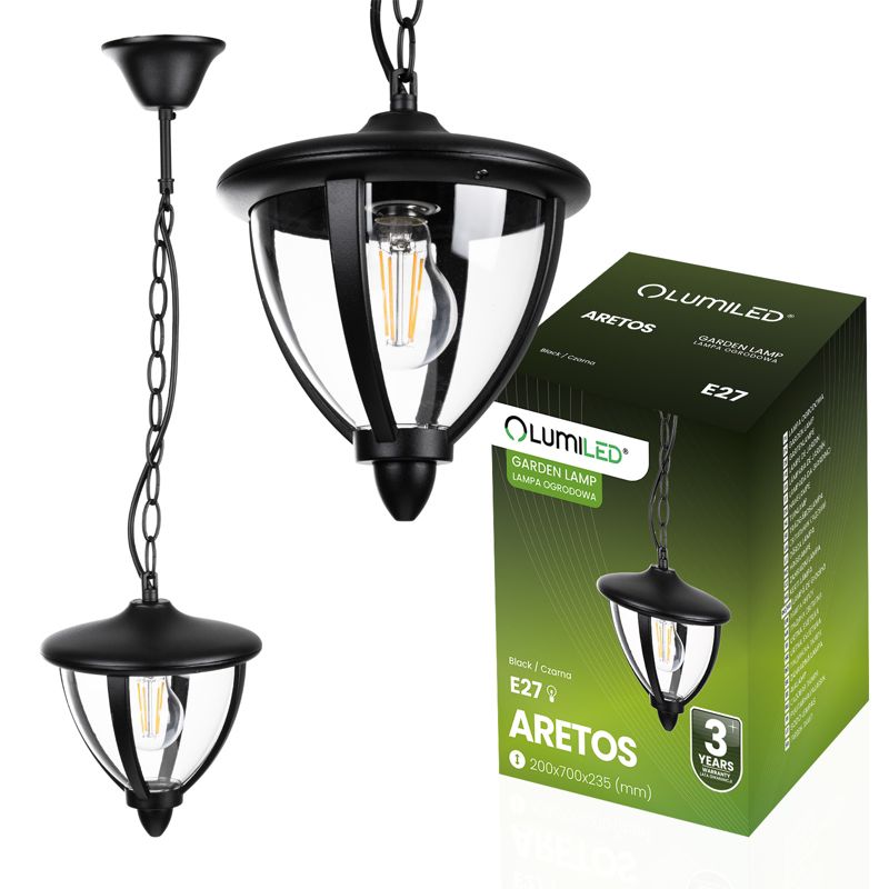 Lampa Ogrodowa Lumiled Wisząca E27 LED Latarnia 1 szt.