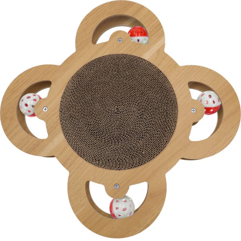 Drapak dla kota JUMI do drapania zabawka tekturowy kartonowy piłka poziomy 1 szt.