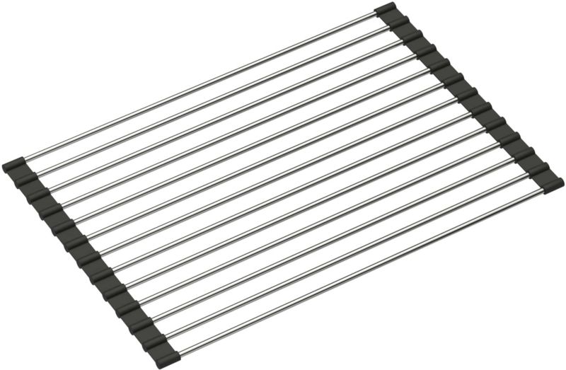 Wkładka ociekowa Quadron Q 38x25 cm stal/czarny 1 szt.