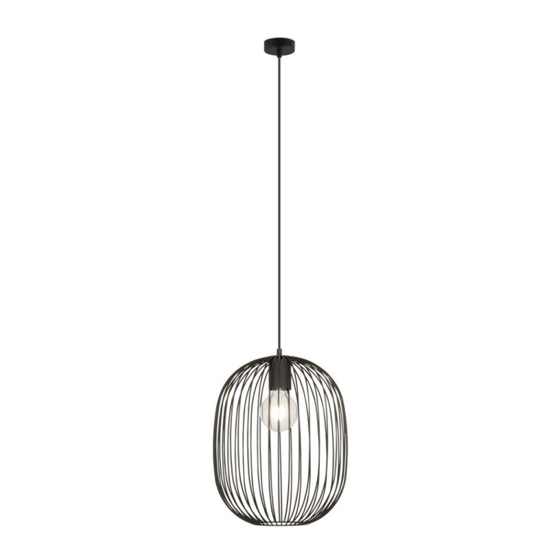 Lampa wisząca Emibig Onyx czarna wym: 120 x 33 x 33 cm 1xE27 x 60W 1 szt.