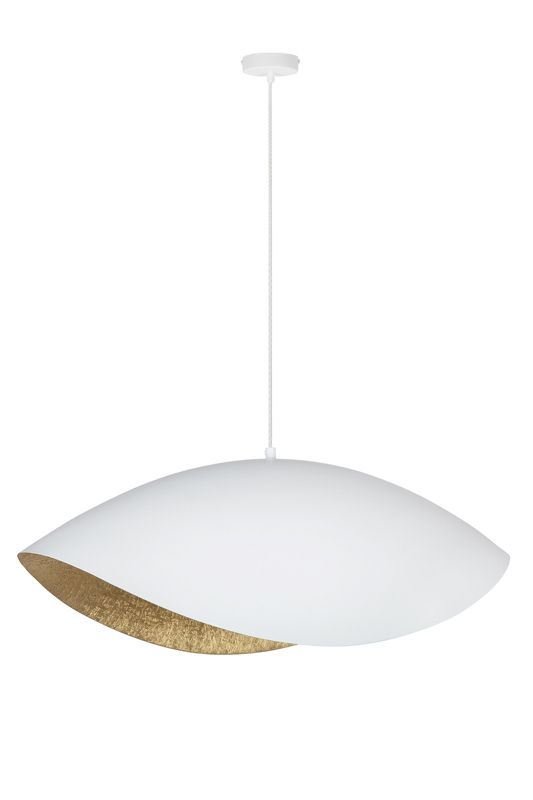 Lampa wisząca Sigma Lighting Sona 9693 biało-złota nowoczesna 1xE27 x 1 szt.