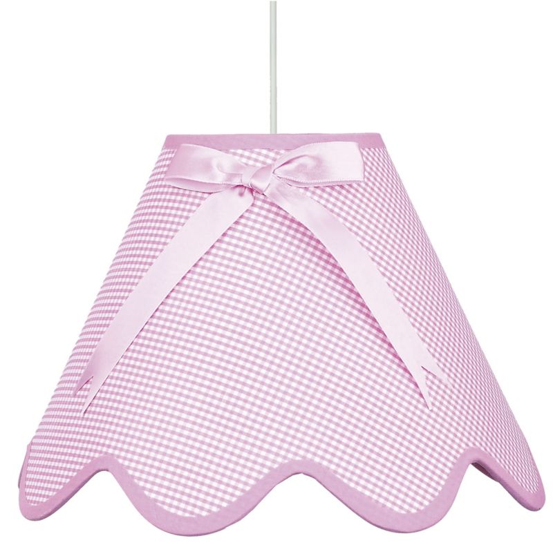 Lampa sufitowa Candellux Lola biało-różowa wym: 90 x 40 x 40 cm 1xE27 x 60W 1 szt.