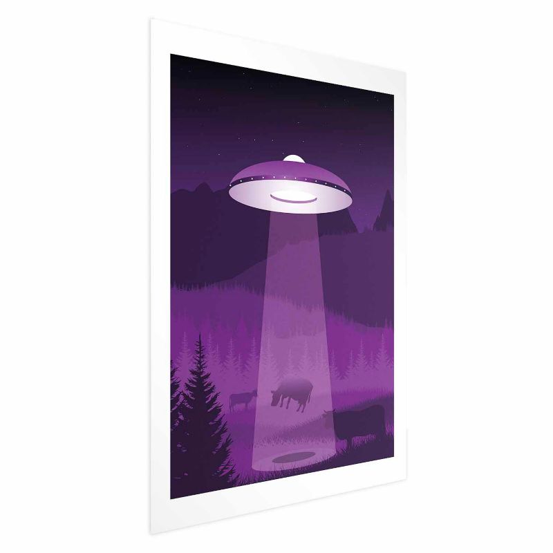 Plakat Artgeist Ufo 60x90 cm bez ramy z marginesem 1 szt