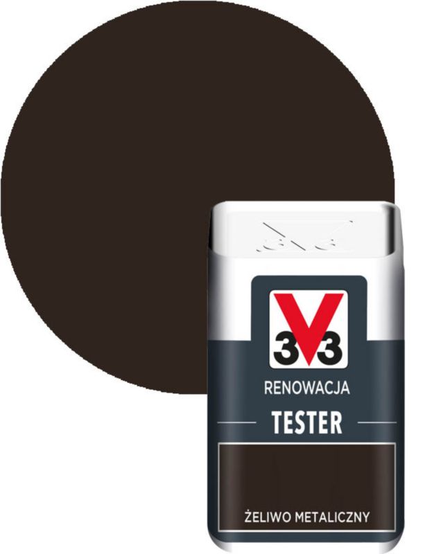 Tester farby renowacyjnej V33 żeliwo metaliczny 0,05 l