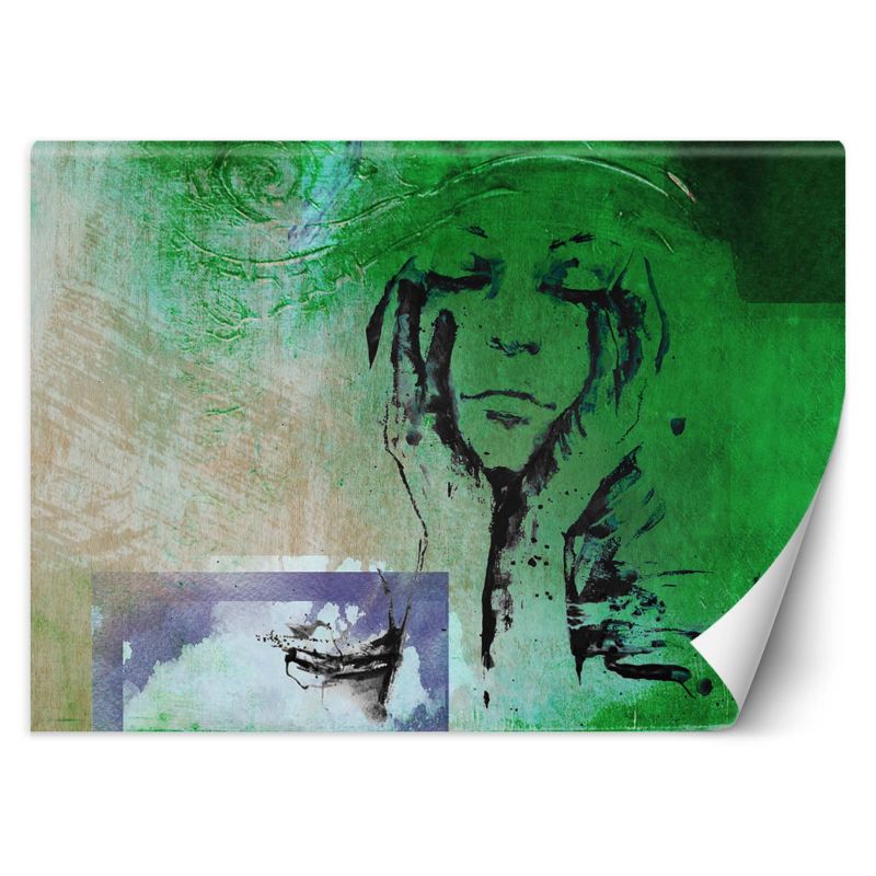 Fototapeta Feeby Otulona dłońmi kobieta abstrakcja 350x245 1 szt