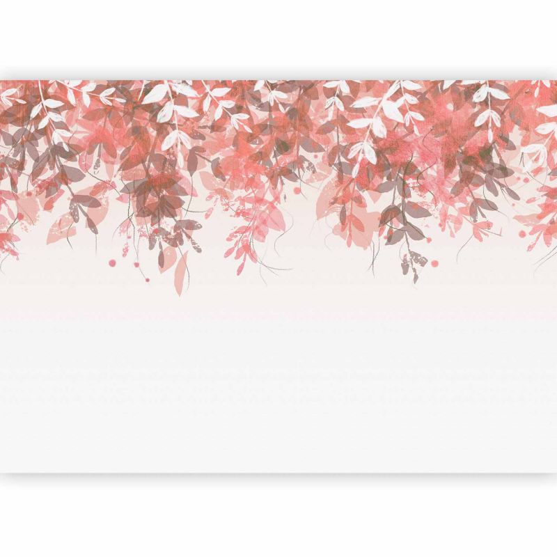 Fototapeta flizelinowa Artgeist 170 g/m2 wodoodporna Liście biała 100x70 (2 części) 10115ac rolka 1 szt