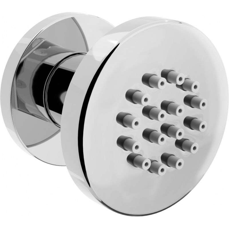 Dysza boczna Mexen chrom okrągły natynkowy