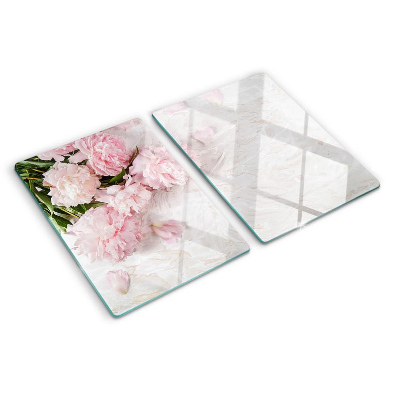 Deska szklana Tulup 2x40x52 cm Peonie w Rozkwicie 1 szt.