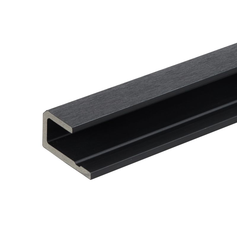 Profil startowy WPC Max-Stone grafit 290x6,8x3,8 mm do lameli elewacyjnych 1 szt.