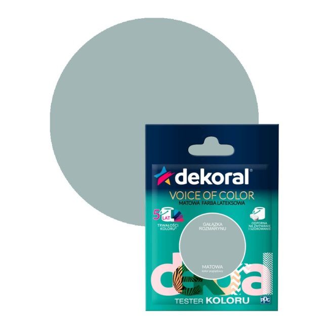Testerfarby kolorowej Dekoral Voice of Color gałązka rozmarynu 0,05 l