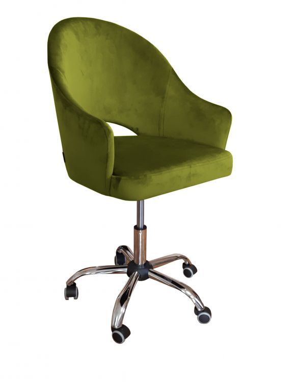 Fotel Atos JENISEJ BL VELVET oliwkowy 1 szt