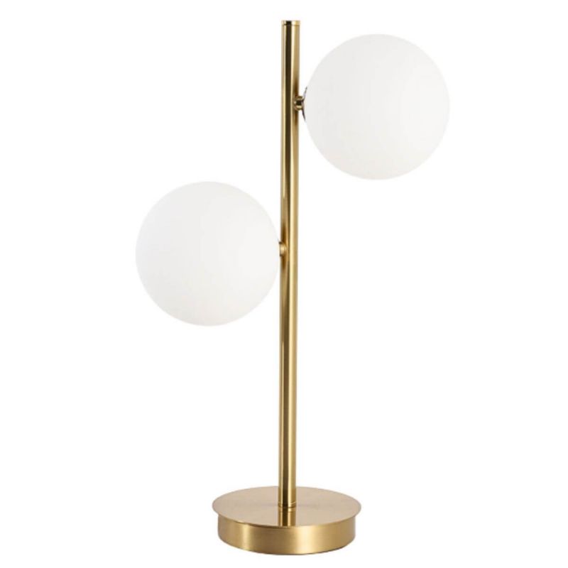 Lampka stołowa Light Prestige Dorado złoto-biała 2 x G9 x 40W IP20 wym: 45 x 28 x 23 cm metal - 1 szt.