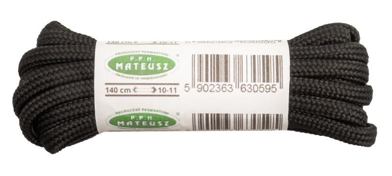 Sznurowadła czarne 140 cm