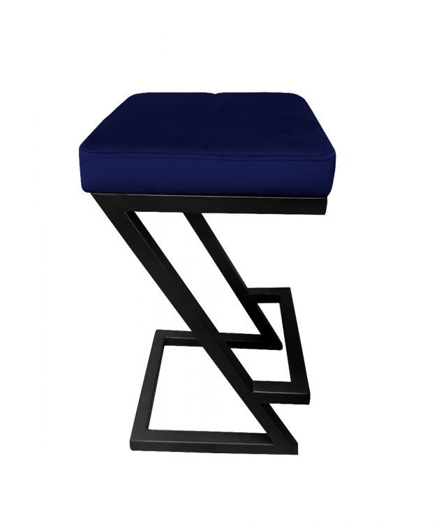 Hoker niski ZAZU VELVET granatowy ATOS 1 szt.